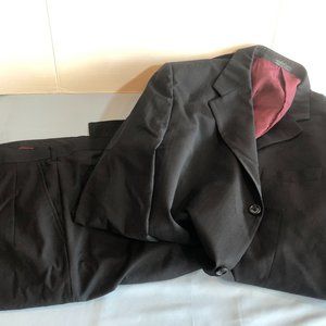 Claudio Morelli Black Blazer Suit and Pants - 48" Waist x 30" Inseam